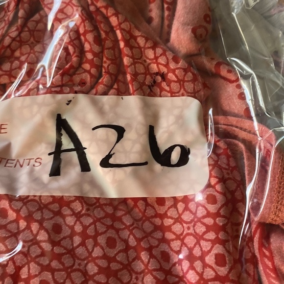 Athleta Dhara burnout dress red geometric athletic athleisure casual knit medium - Picture 15 of 15